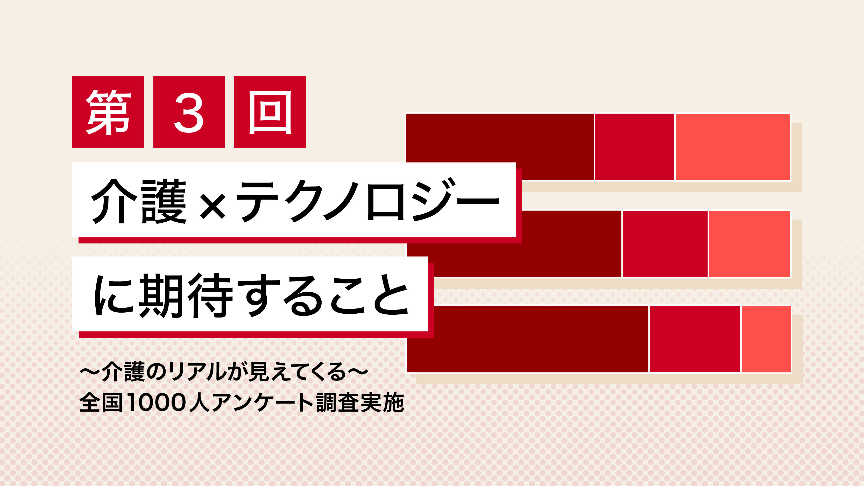 〜介護のリアルが見えてくる〜 全国1000人アンケート調査③